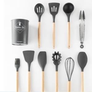 Durable Custom Non-stick Food Grade Kitchenware Kitchen Accessories Silicone Kitchen Gadgets Tools Utensils Set