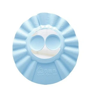Eco-freindly baby shower shampoo waterproof cap bath cap for babies