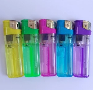 electronic plastic gas lighter and disposable