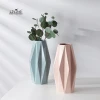 Elegant home decoration accessories crafts table top matt nodic flower vase ceramic porcelain vases for home decor