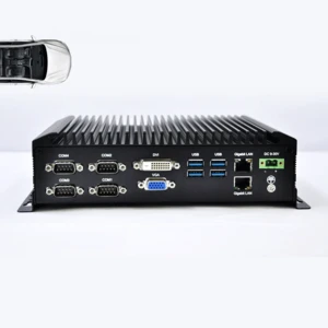 Embedded fanless industrial rugged computer linux 2 ethernet mini car PC MPC-2018