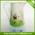 Import embrossed Handmade Metal decal Flower water can for home and garden from China