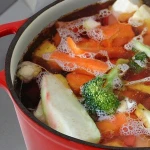 Enameled Cast Iron Dutch Oven Sauce Pot with Lid  5-Quart