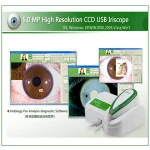 English iris analyzer with eye iriscope iridology camera pro software