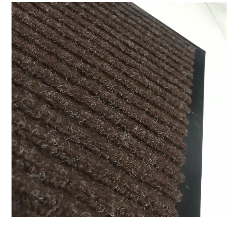 entrance doormat anti-slip Absorbent floor mat clear mat with pvc backing carpet