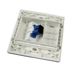 Eonkey 2 port simplex UPC SM ABS fiber optic SC 86 type faceplate