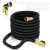 Import Expandable Garden Hose 150ft Rubber Core  3/4 Solid Brass Fitting 8-patterns Spray Nozzle from China