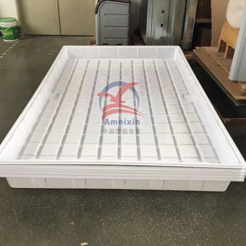 Export Wholesale Vacuum Forming Plastic Rectangle Flat Large Shallow Seed Germination Box Tray Plastic Seed Garden Hydroponics