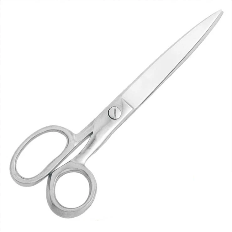 Fabric Cutting Scissors Stainless Steel Red Color Grip Tailor Scissors