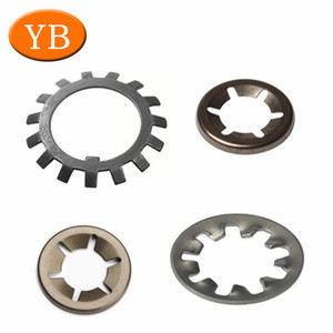 Factory customized various type of stainless steel star lock washer ISO9001:2008