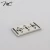 Import Factory Direct Price Custom Engraved Metal Label For Caps from China