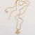 Import Factory direct  Womens 24K Gold Plated Brass of classic  ZIRCON  Necklaces pendants fashion jewelry pendants charms from China