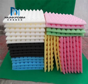 Factory Directly acoustic foam Fireproof BarBreathable Sound Proofing Sponge Flat Acoustic Foam Panels