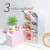 Import Factory Directly Multi-gird Creative Slanting Insert Four Grid Plastic Desktop Storage Container Pen Holder Office from China