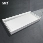 Factory directory resin stone shower base shower tray 35inch 47inch 60 inch for apartment villa bathroom