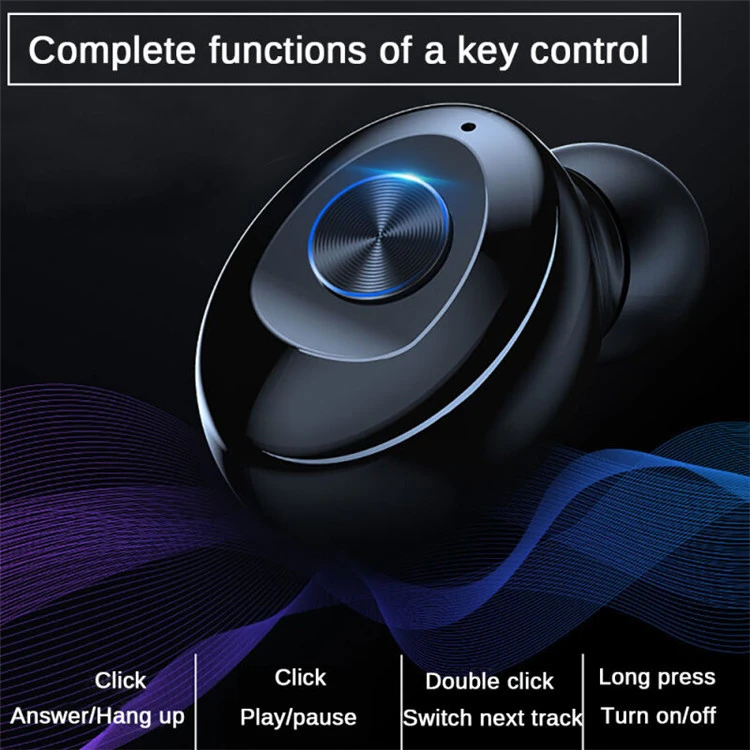 Factory price newest Bluetooth 5.0 in-Ear Sports wireless  headset