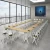 Import factory price white  training table movable conference table from China