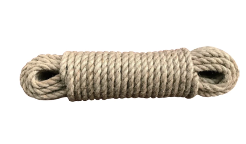 factory supply cheaper prices natural fiber Jute rope 6mmx100m
