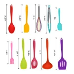 Factory Wholesale 10Pcs Silicone Kitchen Utensil Set,Kitchen Tools For Cooking