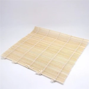 Factory wholesale natural color Bamboo sushi rolling mat sushi roller maker
