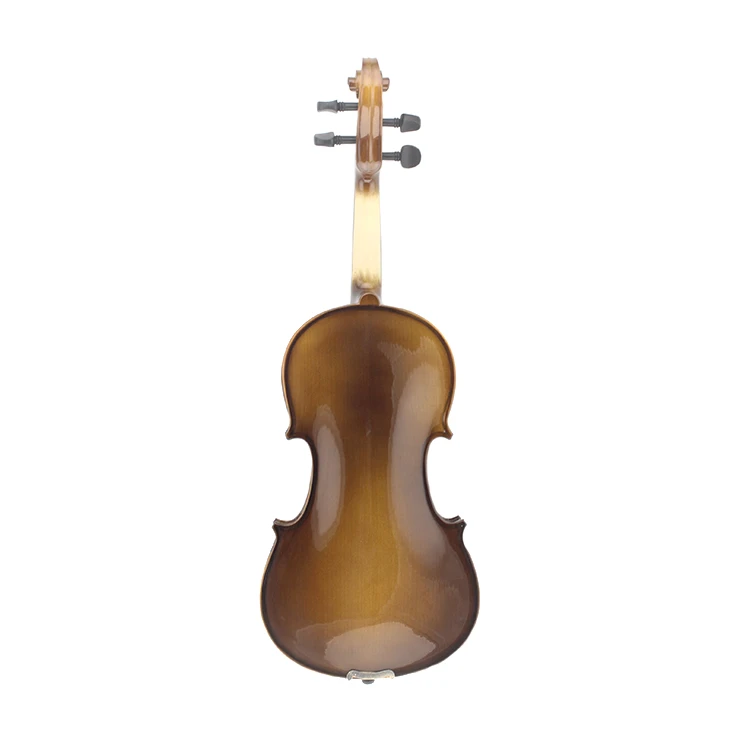 Factory Wholesale Price Full Size  Quality Assurance Solid Wood Coffee Gloss Violin Beginners Violin Student Violin