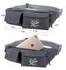 Fanny Pack Slim Soft Polyester Water Resistant Waist Bag Pack for Man & Women