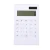Import Fashion Crystal Button Thin Solar Dual Power White Office Desktop Calculator from China