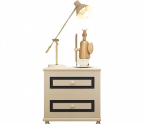 Fashion Design House Furniture Supplier Modern Bedroom Furniture Wood Nightstand Cabinet