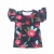 Import Fashion Printed T-shirt For Baby Girls Flutter Sleeve Kids Tops Children Cotton Fabric Kids Clothings from China