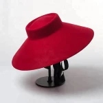 Fashion Trend Vintage  Wool Felt Women Winter Hat for Stage
