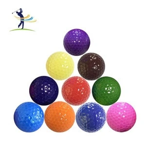 Fashionable Hot Sale Colored Mini Golf Balls Promotional Golf Ball