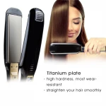 Fast Heating MCH Titanium Plate 80 -245 Celsius Hair Straightener  Gold Color Titanium Flat Iron