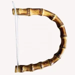 FD-bamboo root bag handle and shopping bag purse