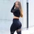 Import female ladies womens seamless athletic activewear fitness clothes gym wear workout clothing yoga set sportswear from China