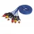 Import Fish eye shape 3RCA to 3RCA blue RCA AV Audio Video Cable from China