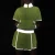 Import Fitness Ladies Fluorescent Green Reflective 2 Pieces Set Women Casual Tennis Sport Wear Tracksuit Set Sweatsuit from China