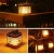 Import Flame Lantern Decoration Black Lanterns LED Solar Outdoor Light Garden Solar Lights from China