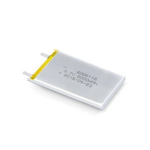 flexible dimension 3.7v 6000mah lipo lion polymer battery for notebook computer