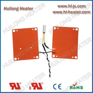 Flexible silicone heater for medical equipment