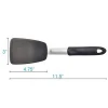 Flexible Silicone Spatula Turner Heat Resistant Ideal for Flipping Eggs Crepes Brownies and More BPA Free  Small Size