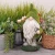 Import Flocking Gnomes Solar Garden Statues Outdoor Decor with LED Lantern Figurine Dwarfs Yard Ornaments from China