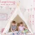 Import Foldable Indoor White Canvas Children Play Teepee Toy Tent Kids, Custom Indian Tent Outdoor Kids Tipi Tents House For Sale from China