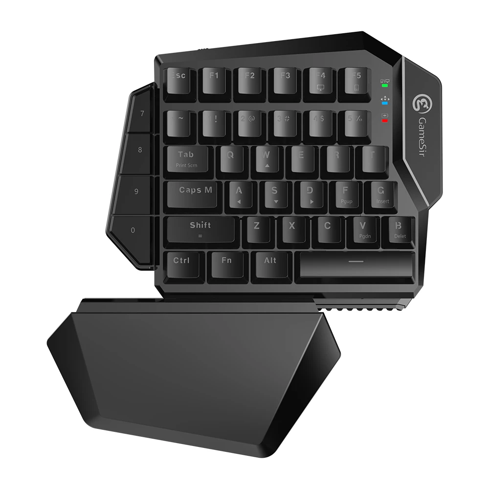 For PUBG FPS Games 2.4GHz Wireless Mechanical One-handed Gaming Keyboard and Mouse Combo for Android/iOS/PC