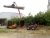Forestry machinery wood log timber crane with hydraulic grapple