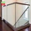 Foshan staircase slide railing gard corp inox glass balcony metal glass stainless steel railing