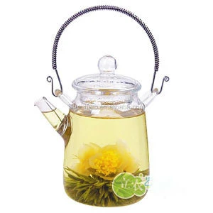 Free Sample Compressed Organic Mini Flower Flowering Blooming Artistic Jasmine Flavored Tea