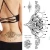 Import Full Arm Temporary Tattoo, Temporary Tattoo Black tattoo Body Stickers for Man Women Accept custom, welcome to customize from China
