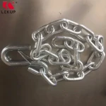 Galvanized Steel /Alloy Steel / Stainless Steel Chain with S Hooks on Both Ends Welded Link Chain Galvanized Welded Link Chain