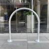 Galvanized U type stand Single Hoop Bicycle Parking Rack Rail
