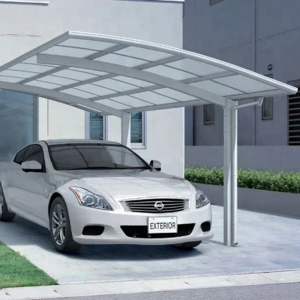 Garage carport with Polycarbonate sheet Roofing garages + canopies